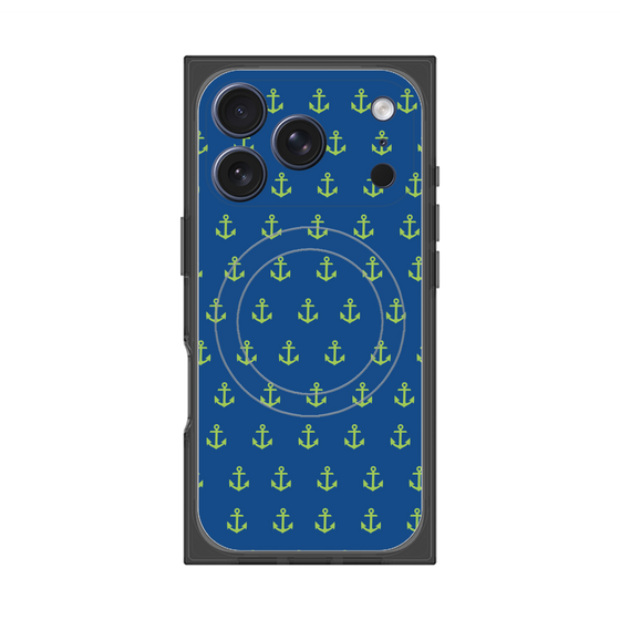 プレミアムスクエアケース with MagSafe［ Anchor - Green ］
