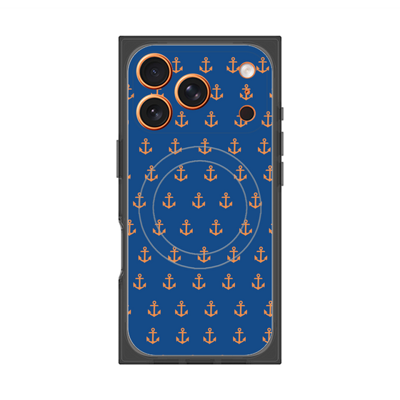 プレミアムスクエアケース with MagSafe［ Anchor - Orange ］