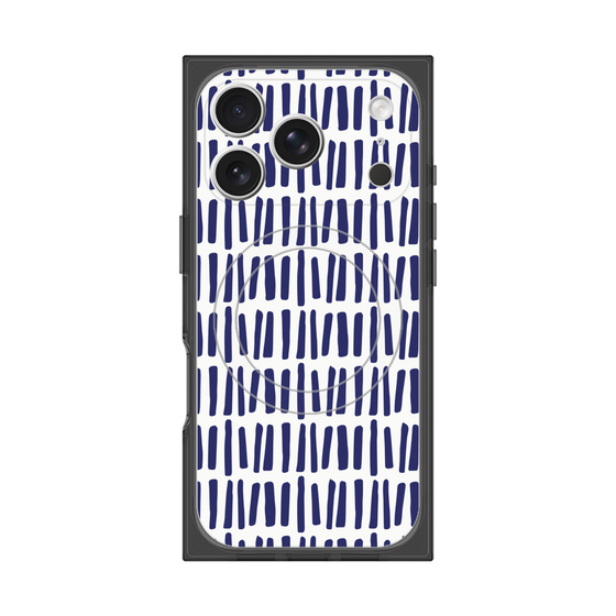 プレミアムスクエアケース with MagSafe［ Nordic - Blue ］