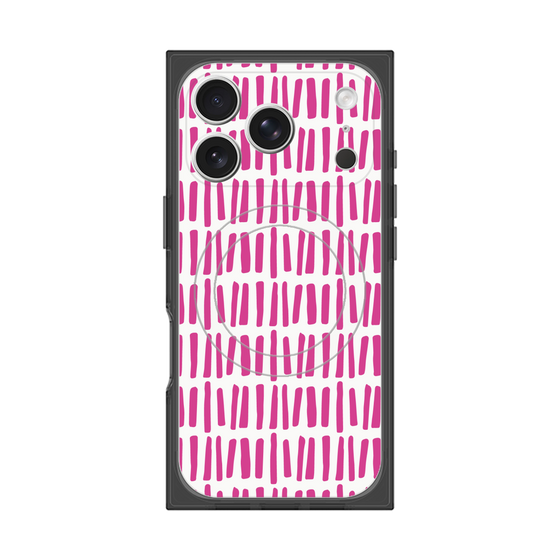 プレミアムスクエアケース with MagSafe［ Nordic - Pink ］