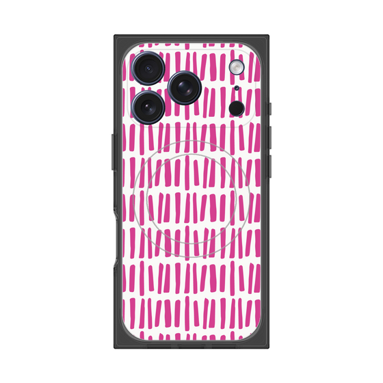 プレミアムスクエアケース with MagSafe［ Nordic - Pink ］