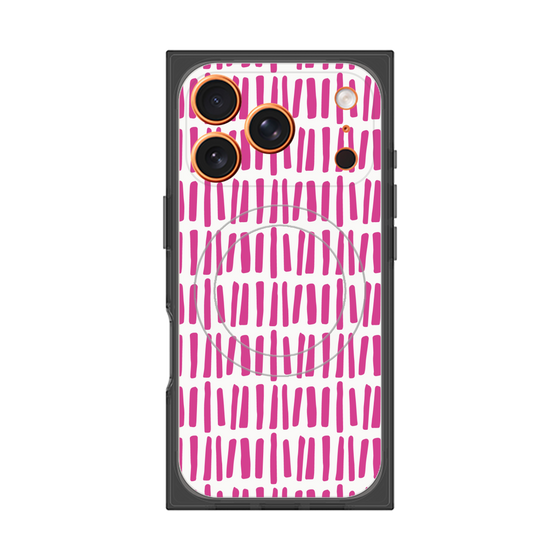 プレミアムスクエアケース with MagSafe［ Nordic - Pink ］