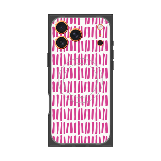 プレミアムスクエアケース with MagSafe［ Nordic - Pink ］