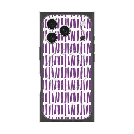 プレミアムスクエアケース with MagSafe［ Nordic - Purple ］