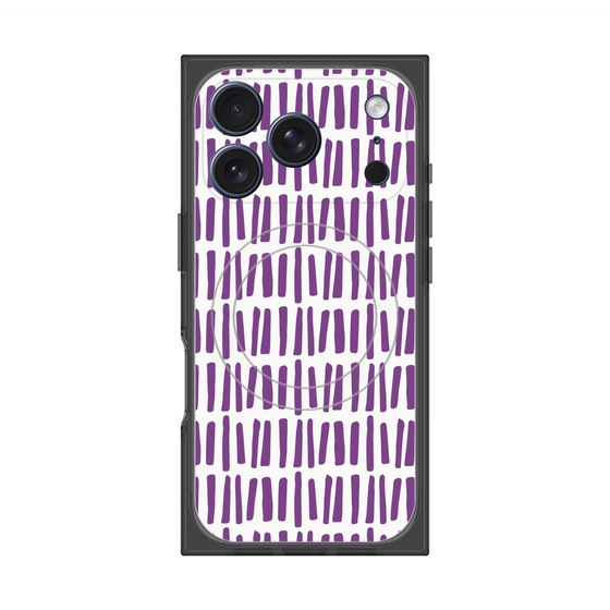 プレミアムスクエアケース with MagSafe［ Nordic - Purple ］