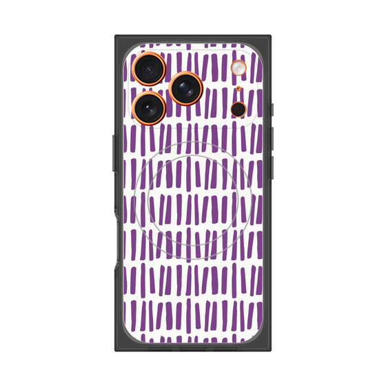 プレミアムスクエアケース with MagSafe［ Nordic - Purple ］