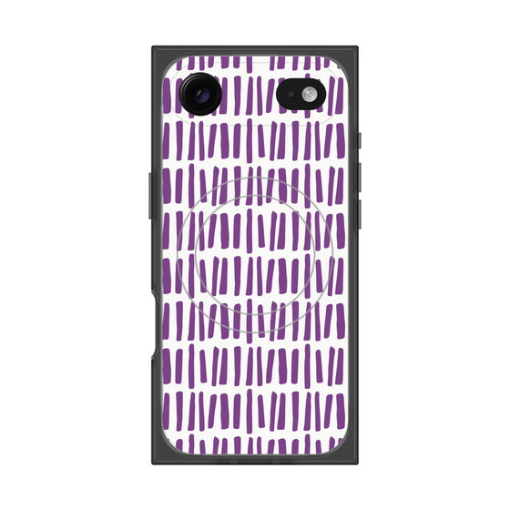 プレミアムスクエアケース with MagSafe［ Nordic - Purple ］