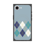 プレミアムスクエアケース with MagSafe［ Nordic Argyle - Blue ］