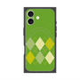 プレミアムスクエアケース with MagSafe［ Nordic Argyle - Green ］