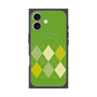 プレミアムスクエアケース with MagSafe［ Nordic Argyle - Green ］