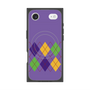 プレミアムスクエアケース with MagSafe［ Nordic Argyle - Purple ］