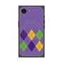 プレミアムスクエアケース with MagSafe［ Nordic Argyle - Purple ］