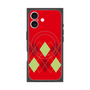 プレミアムスクエアケース with MagSafe［ Nordic Argyle - Red ］