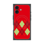 プレミアムスクエアケース with MagSafe［ Nordic Argyle - Red ］