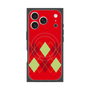 プレミアムスクエアケース with MagSafe［ Nordic Argyle - Red ］
