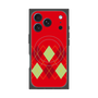 プレミアムスクエアケース with MagSafe［ Nordic Argyle - Red ］