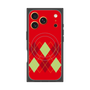 プレミアムスクエアケース with MagSafe［ Nordic Argyle - Red ］