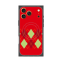 プレミアムスクエアケース with MagSafe［ Nordic Argyle - Red ］
