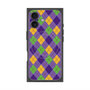 プレミアムスクエアケース with MagSafe［ Argyle - Purple ］