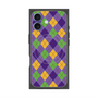 プレミアムスクエアケース with MagSafe［ Argyle - Purple ］