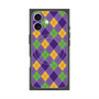 プレミアムスクエアケース with MagSafe［ Argyle - Purple ］