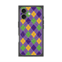 プレミアムスクエアケース with MagSafe［ Argyle - Purple ］