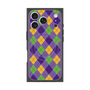 プレミアムスクエアケース with MagSafe［ Argyle - Purple ］