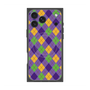 プレミアムスクエアケース with MagSafe［ Argyle - Purple ］