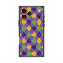 プレミアムスクエアケース with MagSafe［ Argyle - Purple ］