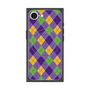プレミアムスクエアケース with MagSafe［ Argyle - Purple ］