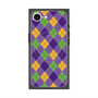 プレミアムスクエアケース with MagSafe［ Argyle - Purple ］