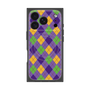 プレミアムスクエアケース with MagSafe［ Argyle - Purple ］