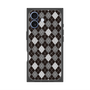 プレミアムスクエアケース with MagSafe［ Argyle - Black ］