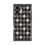 プレミアムスクエアケース with MagSafe［ Argyle - Black ］