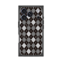 プレミアムスクエアケース with MagSafe［ Argyle - Black ］