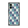 プレミアムスクエアケース with MagSafe［ Argyle - Blue ］