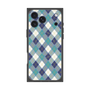 プレミアムスクエアケース with MagSafe［ Argyle - Blue ］