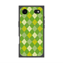 プレミアムスクエアケース with MagSafe［ Argyle - Green ］
