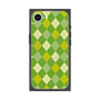 プレミアムスクエアケース with MagSafe［ Argyle - Green ］