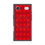 プレミアムスクエアケース with MagSafe［ Argyle - Red ］