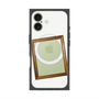 プレミアムスクエアケース with MagSafe［ Photo Frame - White ］