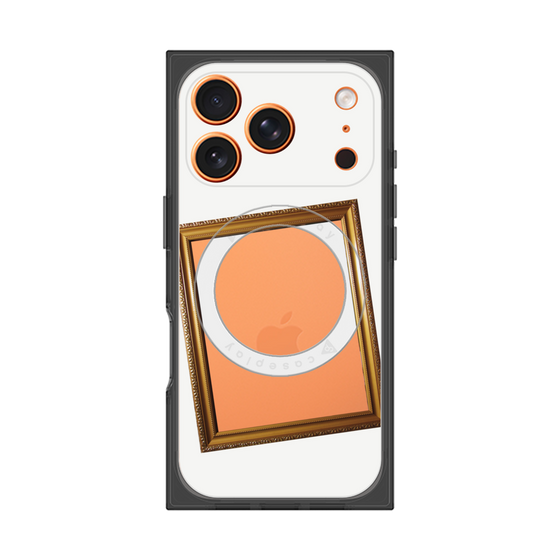 プレミアムスクエアケース with MagSafe［ Photo Frame - White ］