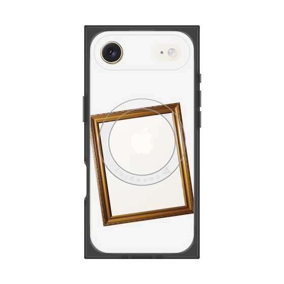 プレミアムスクエアケース with MagSafe［ Photo Frame - White ］