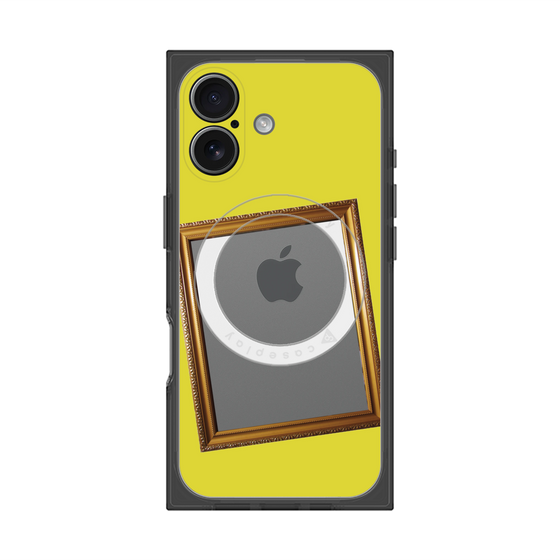 プレミアムスクエアケース with MagSafe［ Photo Frame - Yellow ］