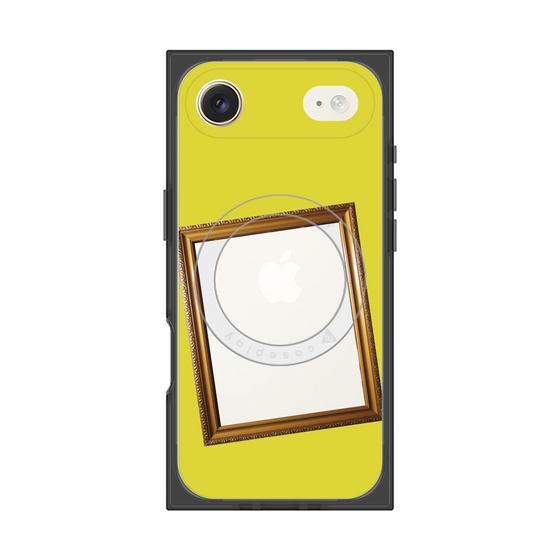 プレミアムスクエアケース with MagSafe［ Photo Frame - Yellow ］