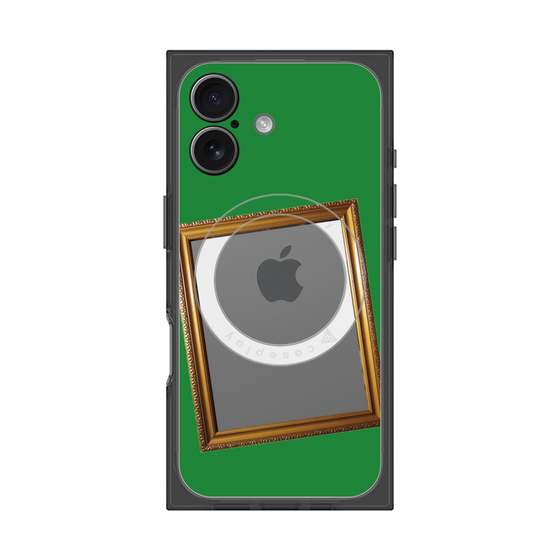 プレミアムスクエアケース with MagSafe［ Photo Frame - Green ］