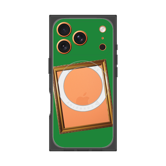 プレミアムスクエアケース with MagSafe［ Photo Frame - Green ］