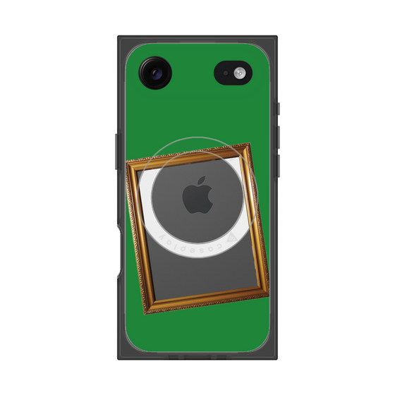 プレミアムスクエアケース with MagSafe［ Photo Frame - Green ］