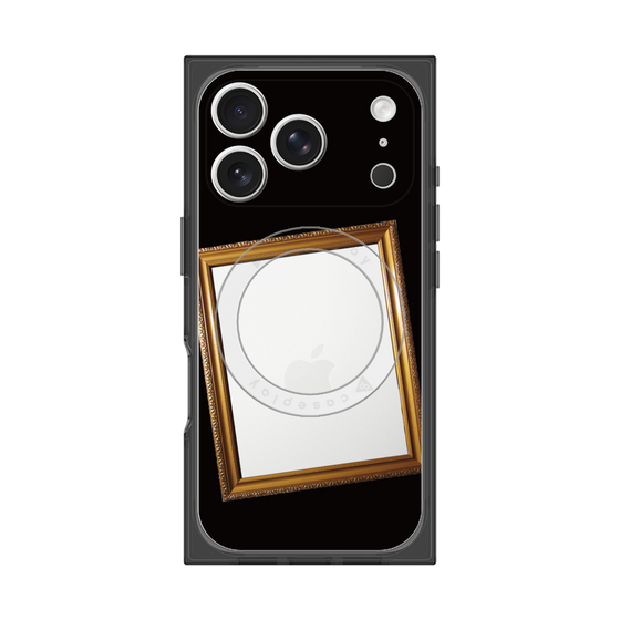 プレミアムスクエアケース with MagSafe［ Photo Frame - Black ］