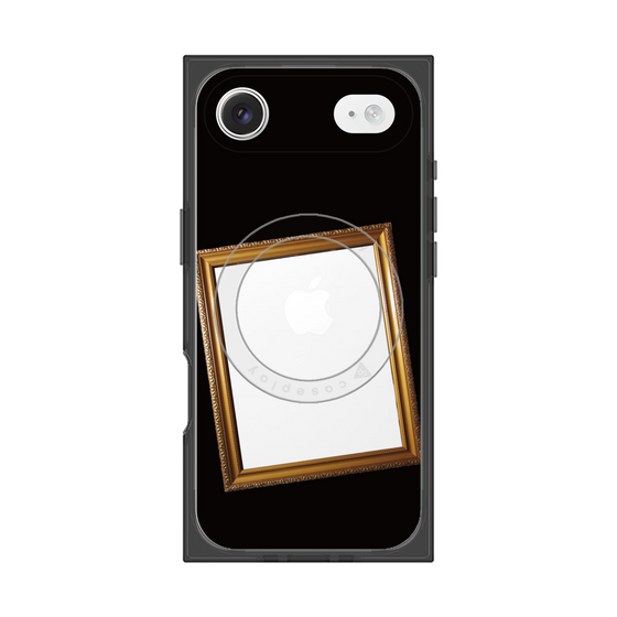 プレミアムスクエアケース with MagSafe［ Photo Frame - Black ］